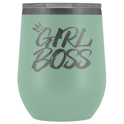 GIRL BOSS WINE TUMBLER