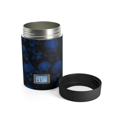 GRUMPY ASS GUYS CLUB BLUE SKULL Can Holder