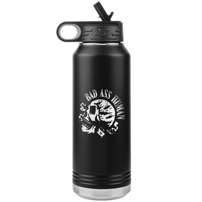 BAD ASS HUMAN MOHAWK 32 0Z WATER BOTTLE