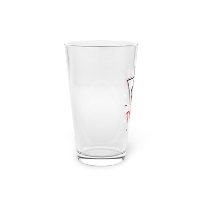 PEACE OUT PINT GLASS