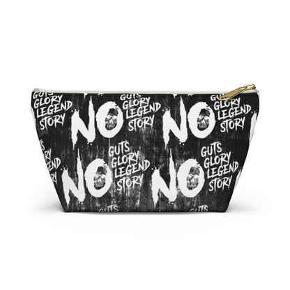 NO GUTS NO GLORY Accessory Pouch w T-bottom