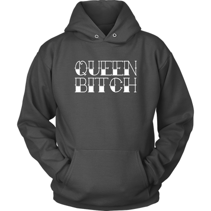 QUEEN BITCH TATTOO TYPE HOODIE