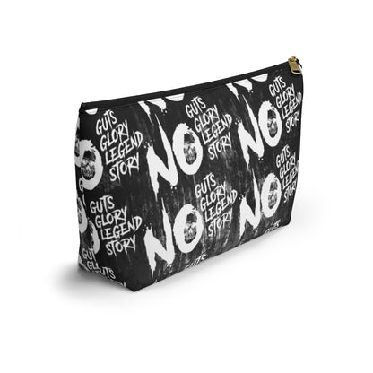 NO GUTS NO GLORY Accessory Pouch w T-bottom