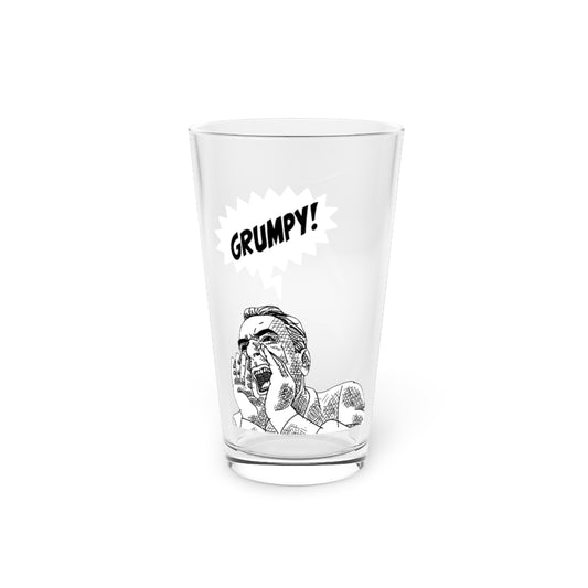 GRUMPY GUYS SCREAM PINT GLASS