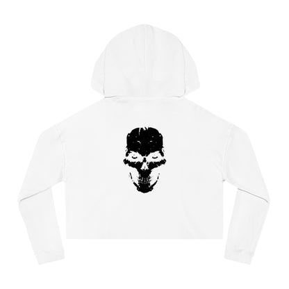 DO NOT TOUCH Cropped Hooded Sweatshirt