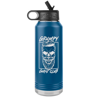 GRUMPY GUYS CLUB SKULL 32 OZ WATER BOTTLE