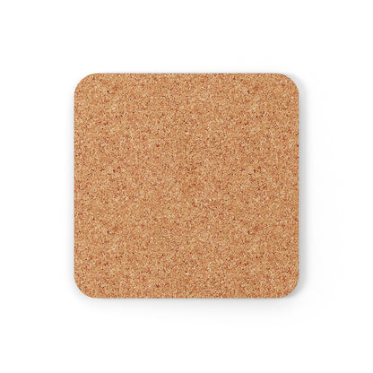 BAD ASS HUMAN SKULL Corkwood Coaster Set