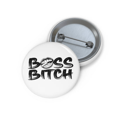 BOSS BITCH BULLET Pin Buttons