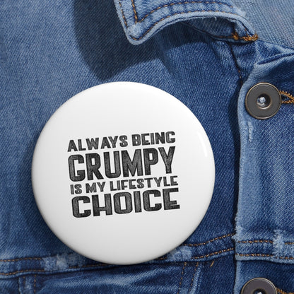 GRUMPY LIFESTYLE Pin Buttons