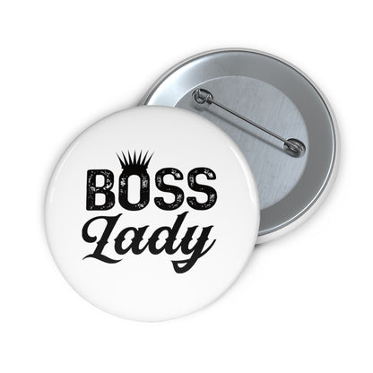 BOSS LADY Pin Buttons