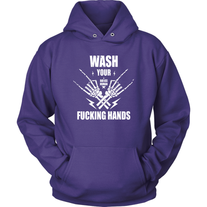WASH YOUR ROCK HANDS HOODIE