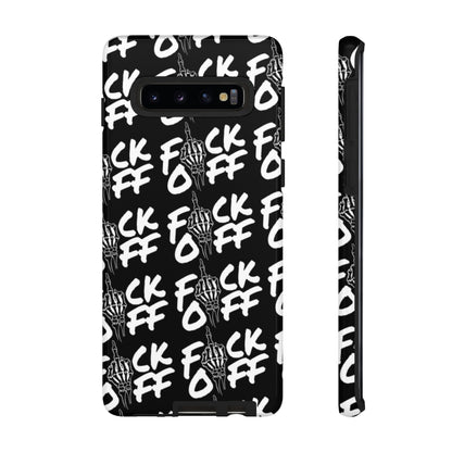 F*CK OFF BLACK Tough Case