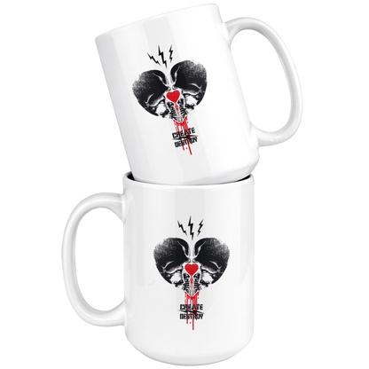 CREATE DESTROY BAD ASS HUMAN MUG