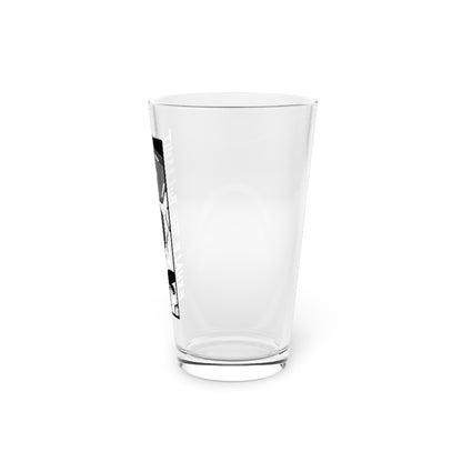 EXHALE THE BULLSHIT PINT GLASS