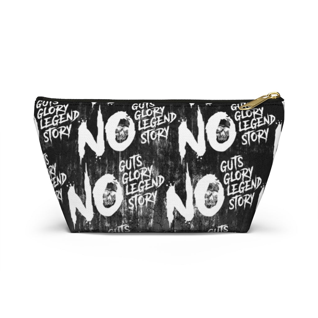 NO GUTS NO GLORY Accessory Pouch w T-bottom