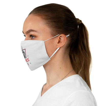 PEACE OUT Fabric Face Mask