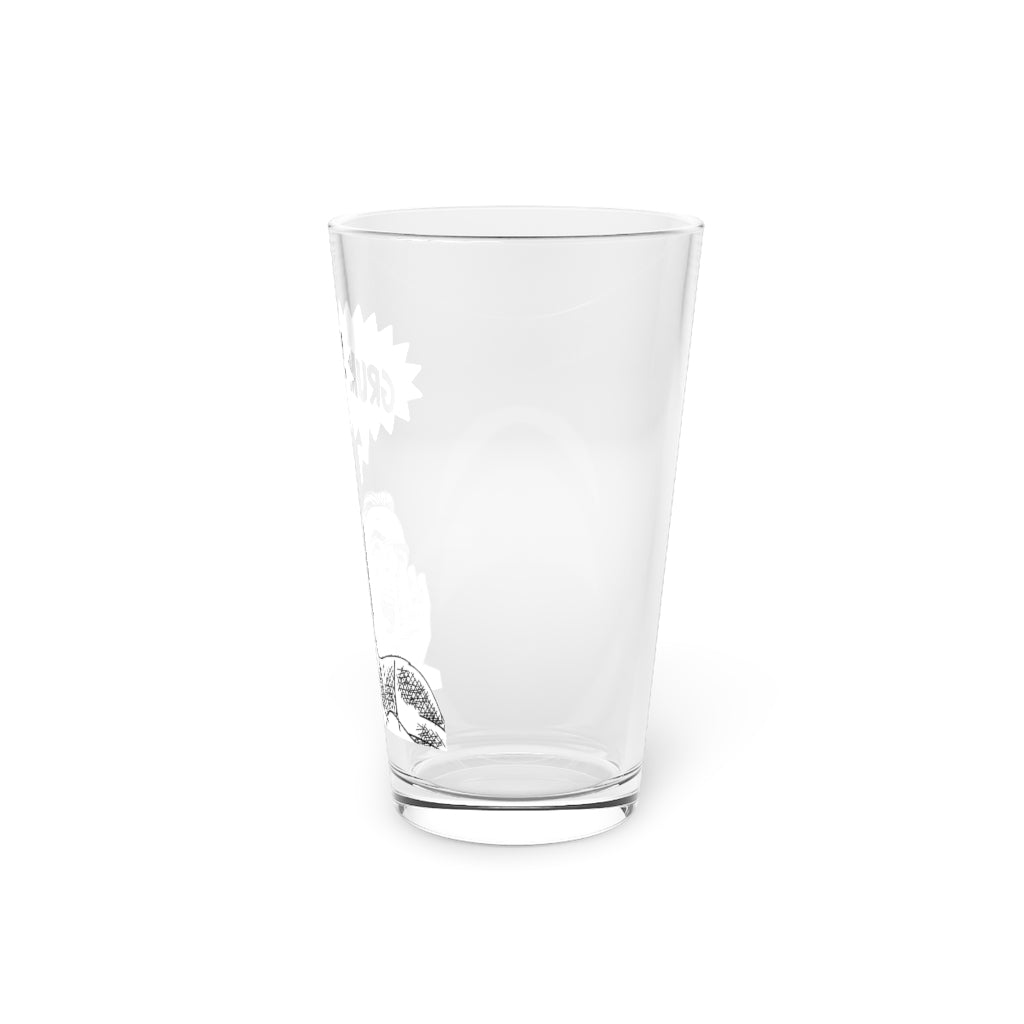 GRUMPY GUYS SCREAM PINT GLASS