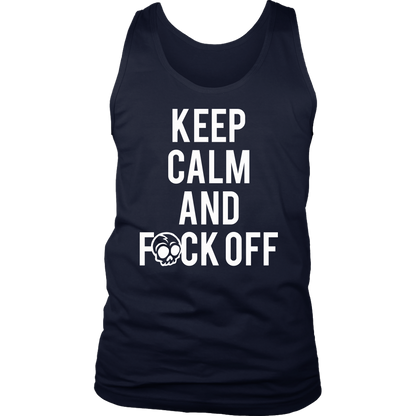 KEEP CALM AND F*CK OFF MENS TANK