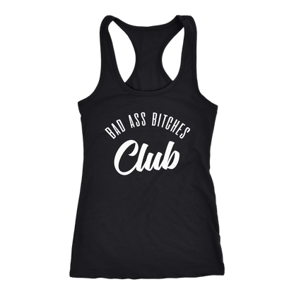 BAD ASS BITCHES CLUB RACERBACK TANK