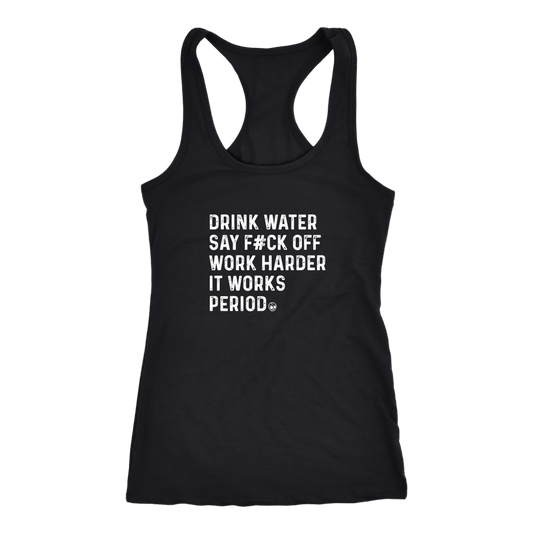 SAY F*CK OFF WOMEN RACERBACK TANK