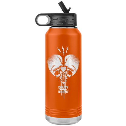 CREATE DESTROY BAD ASS HUMAN 32 OZ WATER BOTTLE