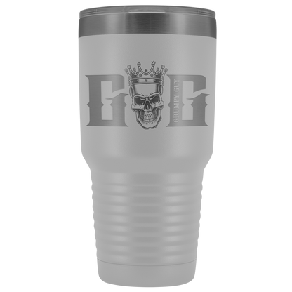 GRUMPY SKULL TUMBLER