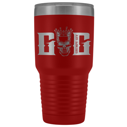 GRUMPY SKULL TUMBLER