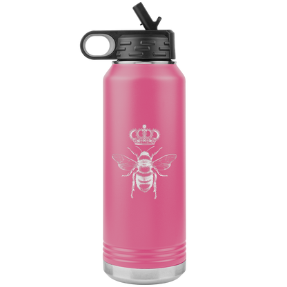 QB CLASSY QUEEN BEE 32 OZ WATER BOTTLE