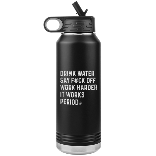 SAY F*CK OFF 32 OZ WATER BOTTLE