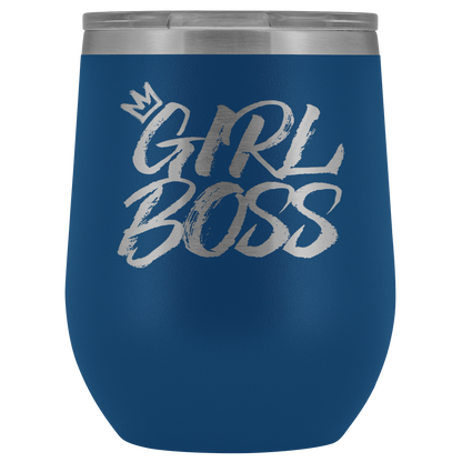 GIRL BOSS WINE TUMBLER