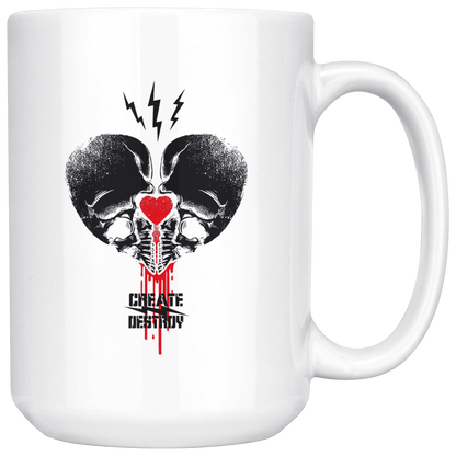 CREATE DESTROY BAD ASS HUMAN MUG