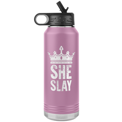 SHE SLAY 32 OZ WATER BOTTLE