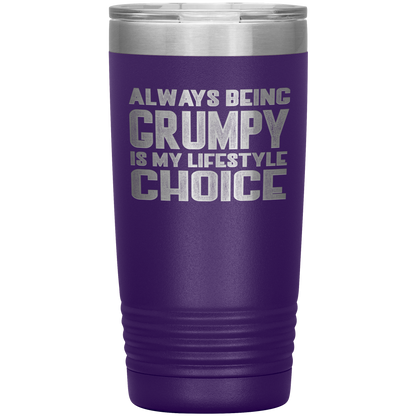 GRUMPY LIFESTYLE 20 OZ TUMBLER