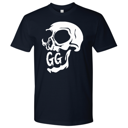 GRUMPY GUY CREEPY SKULL TSHIRT