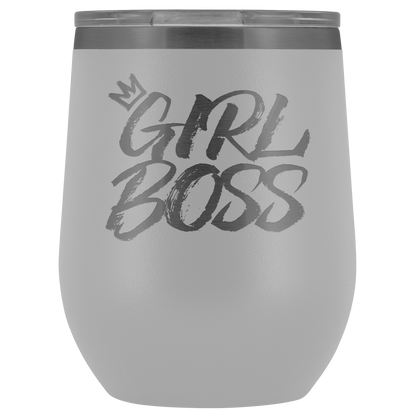 GIRL BOSS WINE TUMBLER