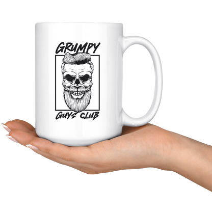 GRUMPY GUYS CLUB SKULL MUG