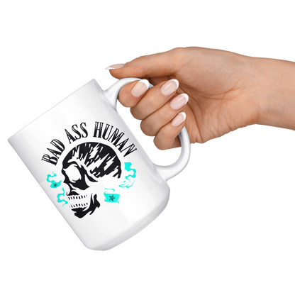 BAD ASS HUMAN MOHAWK MUG