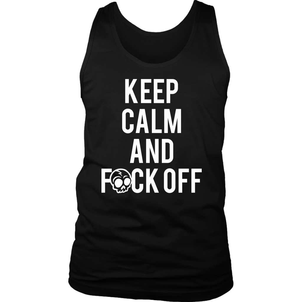 KEEP CALM AND F*CK OFF MENS TANK