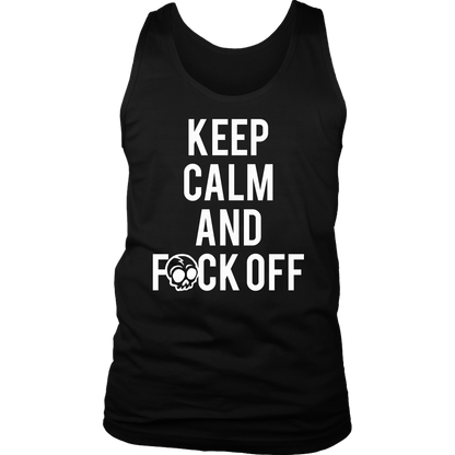 KEEP CALM AND F*CK OFF MENS TANK