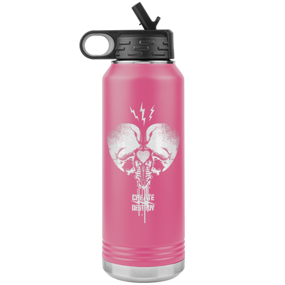 CREATE DESTROY BAD ASS HUMAN 32 OZ WATER BOTTLE