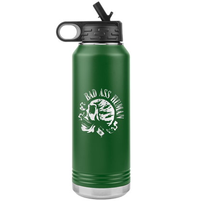 BAD ASS HUMAN MOHAWK 32 0Z WATER BOTTLE