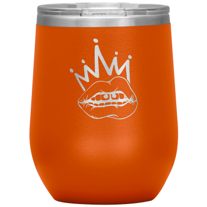 QUEEN BITCH TATTOO WINE TUMBLER