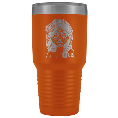 QB CLASSY DAY OF THE DEAD TUMBLER