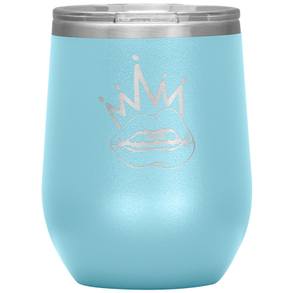 QUEEN BITCH TATTOO WINE TUMBLER