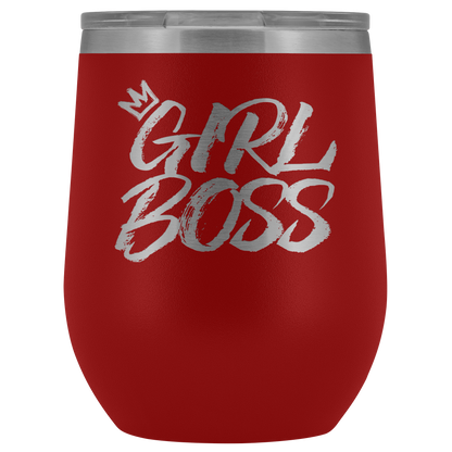 GIRL BOSS WINE TUMBLER