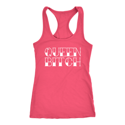 QUEEN BITCH TATTOO TYPE RACERBACK TANK