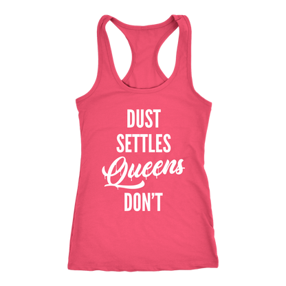 QUEENS DON'T SETTLE RACERBACK TANK