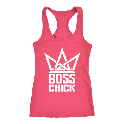 BOSS CHICK RACERBACK TANK