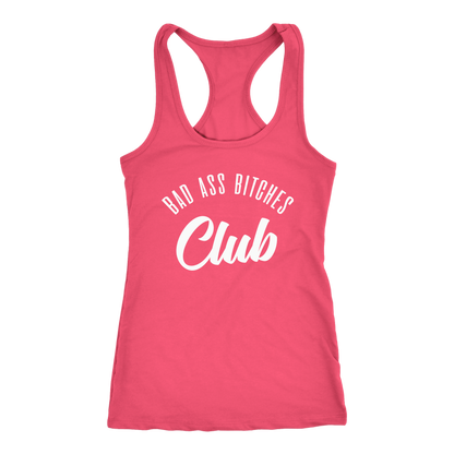 BAD ASS BITCHES CLUB RACERBACK TANK