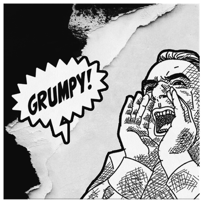 GRUMPY SCREAM GALLARY CANVAS WALL ART